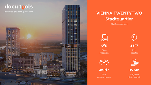 Vorzeigeprojekt Oktober: VIENNA TWENTYTWO – Neues innovatives Stadtquartier in Wien